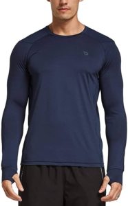 BALEAF Men's Athletic Long Sleeve Running Shirts