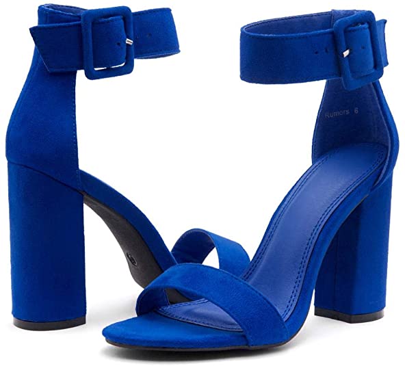 Blue Heels To Go With Black Dress