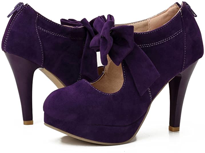 Purple Shoes With Purple Dress