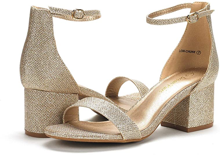 Silver And Gold Shoes To Wear With A Black Dress