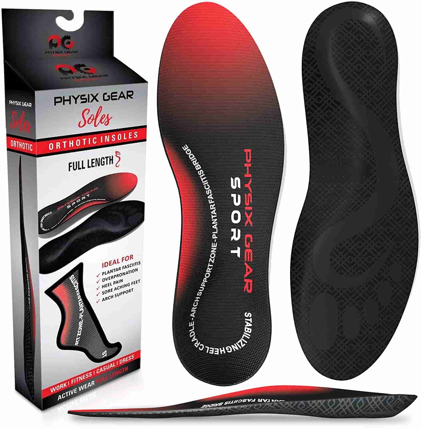 Top 10 Best Insoles For High Arches Reviews | Best Orthotics For High ...