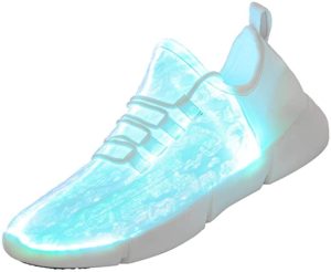 Fiber Optic LED Shoes Light Up Sneakers for Women Men