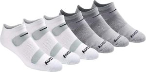 Saucony Men's Multi-Pack Comfort-Fit No-Show Socks