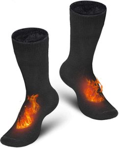 Bymore 2 Pairs Men And Women Thermal And Heated Socks