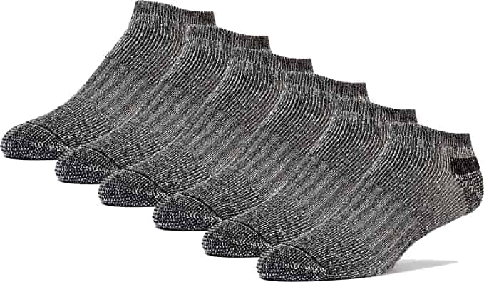 FUN TOES Men's Merino Wool Low Cut Socks
