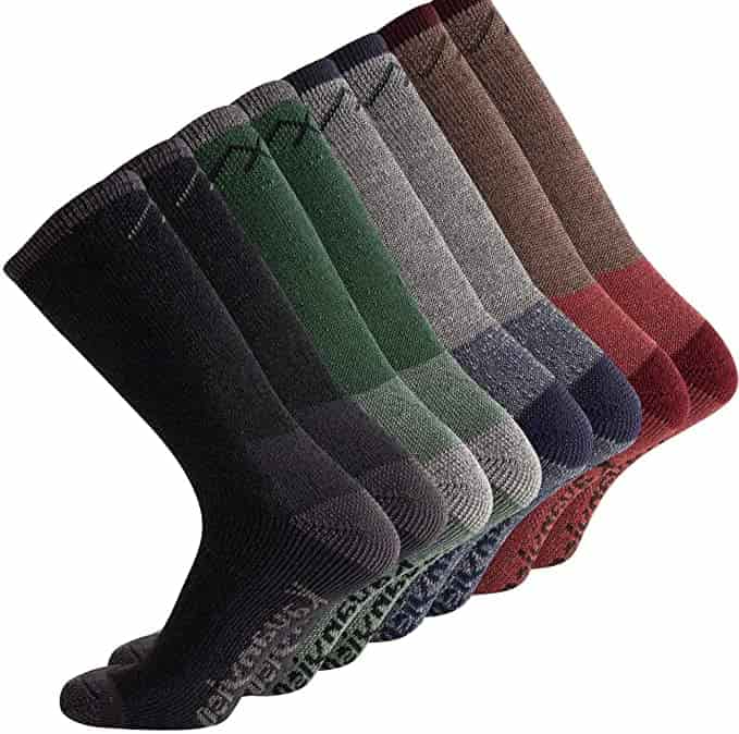 KAVANYISO Men's Thermal Merino Wool Hiking Socks
