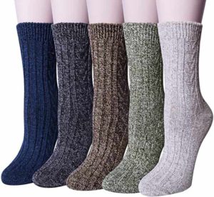 Pack of 5 Womens Winter Warm Casual Socks