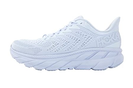 HOKA ONE ONE Womens Clifton 7 Textile Synthetic White White Trainers 9.5 US