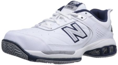 New Balance Men's 806 V1 Tennis Shoe, White, 11 XW US