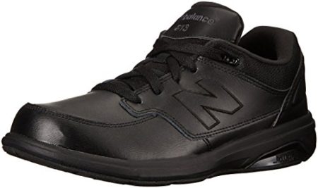 New Balance Men's 813 V1 Lace-Up Walking Shoe, Black/Black, 10.5 W US