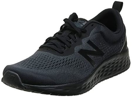 New Balance Men's Fresh Foam Arishi V3 Running Shoe, Black/Lead/Dark Silver Metallic, 10