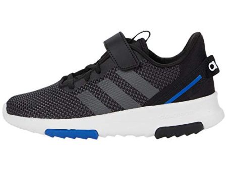 adidas Racer TR 2.0 Running Shoe, Black/Grey/Royal Blue, 3 US Unisex Little Kid