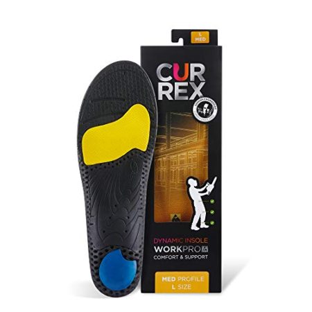 CURREX WorkPro - Prevent Pain and Strain Injuries to feet, Knees, and Back with Our Custom Arch Support Combined with Cushioning Comfort