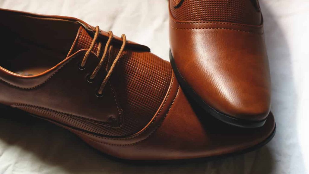 Water Stain Leather Shoe