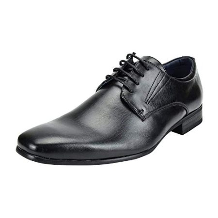 Bruno Marc Men's Gordon-03 Black Classic Modern Formal Oxfords Lace Up Leather Lined Snipe Toe Dress Shoes - 12 M US