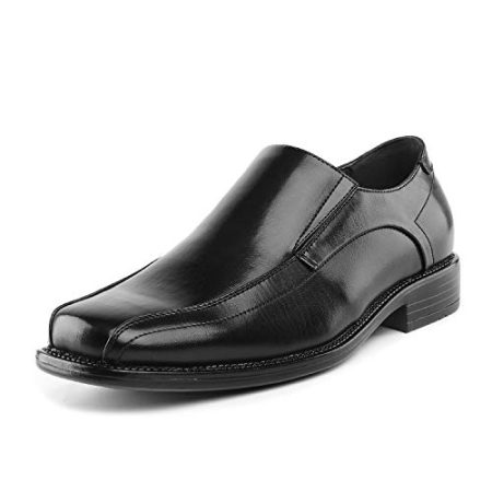 Bruno Marc Men's State-01 Black Leather Lined Dress Loafers Shoes - 12 M US