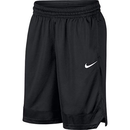 Nike Dri-FIT Icon, Men's basketball shorts, Athletic shorts with side pockets, Black/Black/White, M