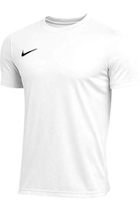 Nike Men's Park Short Sleeve T Shirt (White, Large)