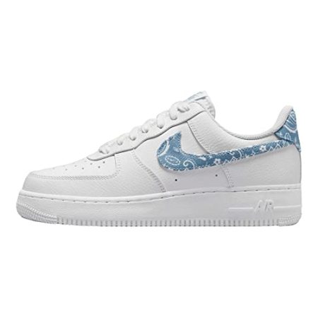 Nike Womens WMNS Air Force 1 Low DH4406 100 Paisley - Worn Blue - Size 7W