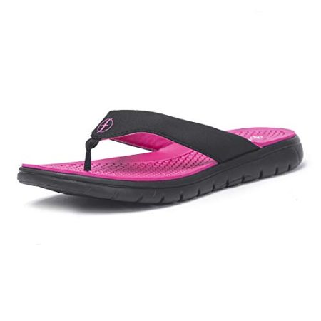 Womens flip flops, Comfort Thong Sandals with Arch Support for Beach Purple Size 8