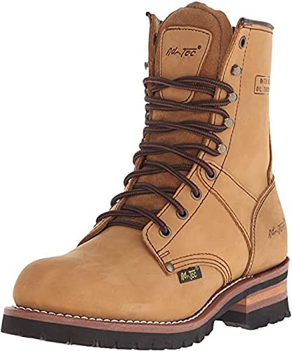 Ad Tec Leather Work Boots For Men