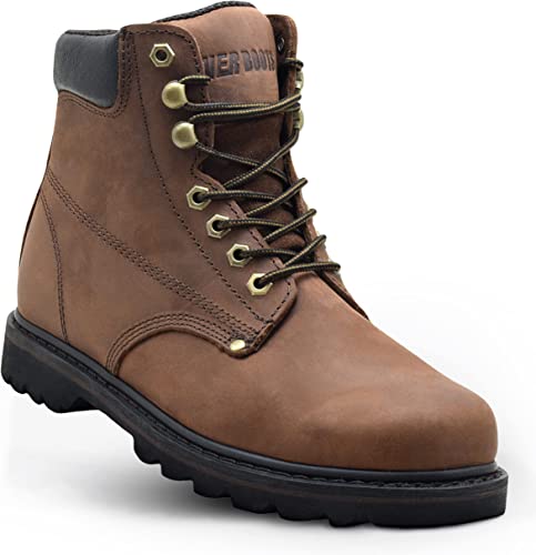 EVER BOOTS Men's Full Grain Leather Work Boots
