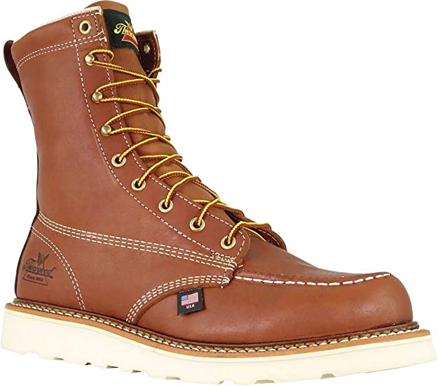 Thorogood 8” Moc Toe Work Boots For Men