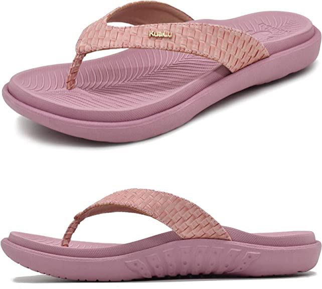 KuaiLu Ladies Flip Flops For Summer